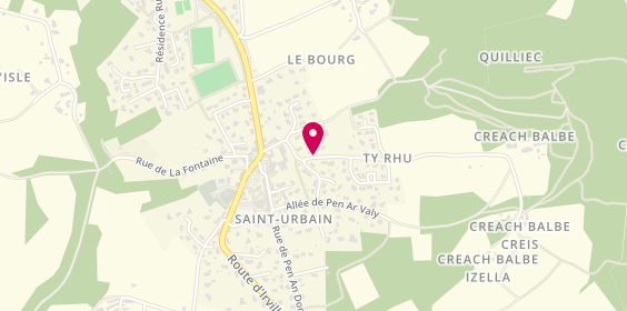 Plan de LE MOIGNE Hervé, Route Creach Balbe, 29800 Saint-Urbain