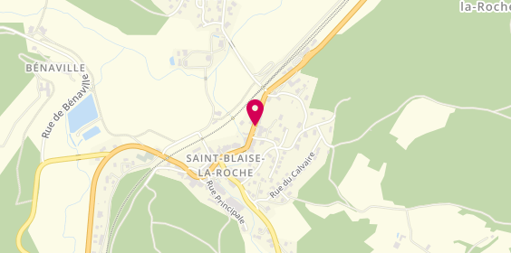 Plan de Access - TotalEnergies, 12 Rue Principale, 67420 Saint-Blaise-la-Roche