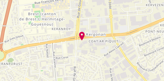 Plan de Kersaint Auto, 175 Rue Gouesnou, 29200 Brest