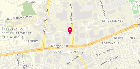 Plan de Brest Vi, zone industrielle de Kergonan
6 Rue Gustave Zédé, 29200 Brest