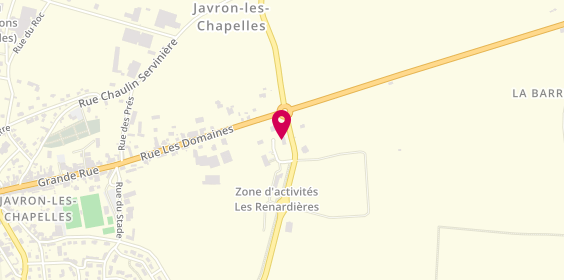 Plan de Garage des renardières, Zone Artisanale Les Renardières, 53250 Javron-les-Chapelles