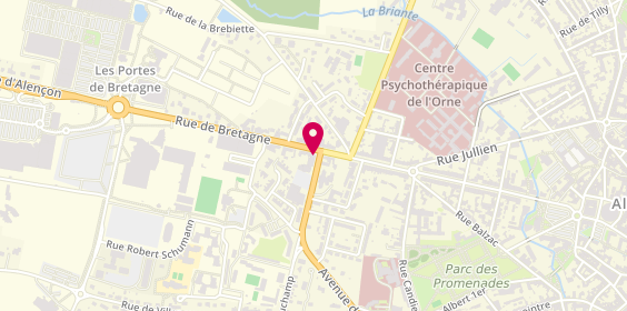 Plan de Gouyer Automobiles, 2 Boulevard Duchamp, 61000 Alençon