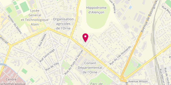 Plan de 347garage, 5 Rue du 31e Régiment d'Infanterie Territoriale, 61000 Alençon