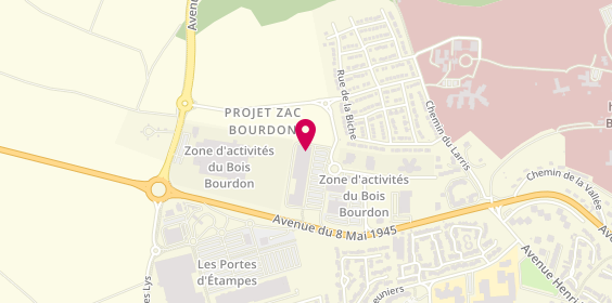 Plan de Norauto France, Zone Aménagement du Bois Bourdon
Rue des Épinants, 91150 Étampes