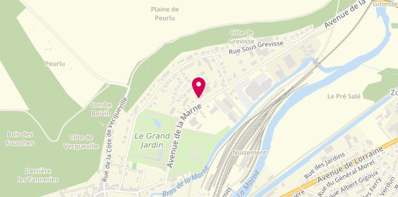 Plan de Martin Pare Brise, 17 avenue de la Marne, 52300 Joinville