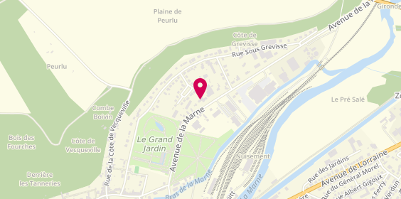 Plan de Auto Web, 17 avenue de la Marne, 52300 Joinville