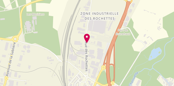 Plan de Cw Car Service, Zone Industrielle des Rochettes 12 Rue Rochettes, 91150 Morigny-Champigny