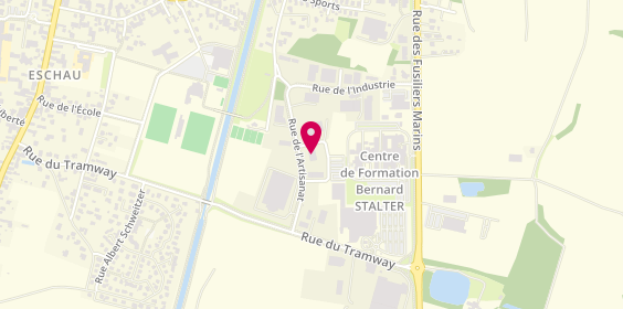 Plan de Fritsch Automobiles, 6 Rue de l'Artisanat, 67114 Eschau