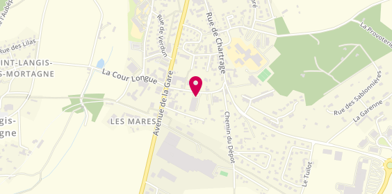Plan de Agent Peugeot, 9 Rue des Ravenelles, 61400 Saint-Langis-lès-Mortagne