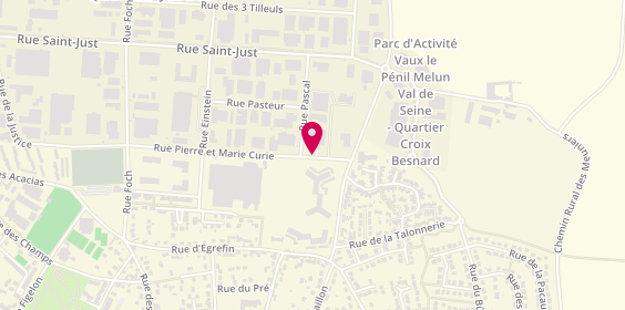 Plan de Sam'y Auto, 529 Rue Pierre et Marie Curie, 77000 Vaux-le-Pénil