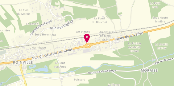 Plan de As Auto Services, 3 Rue du Mesnil, 91410 Roinville