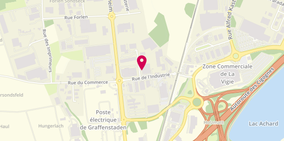 Plan de Alliance Automotive Grand Est, 9 Rue Ampere, 67118 Geispolsheim