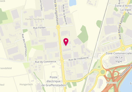 Plan de Nord Est Dépannages, 5 Rue Ampère, 67118 Geispolsheim