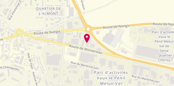 Plan de Precisium, 239 Route de Montereau, 77000 Melun