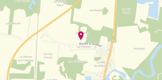 Plan de BACHELIER Laurent, Route d'Ormes, 10700 Arcis-sur-Aube