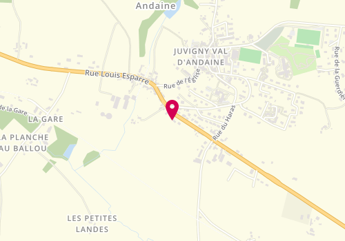 Plan de C.L Automobiles, Juvigny Sous Andaine Louis Esparre, 61140 Juvigny-Val-d'Andaine