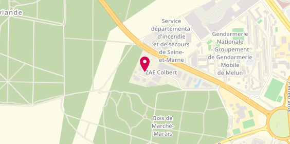 Plan de Full Cars Services, 1 Rue Jean-Baptiste Colbert, 77350 Le Mée-sur-Seine