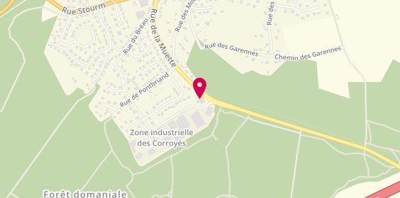 Plan de Garage Jt.automobiles, 2 Rue des Corroyes, 78730 Saint-Arnoult-en-Yvelines