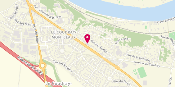 Plan de Garage du Couceaux, 73 avenue Charles de Gaulle, 91830 Le Coudray-Montceaux