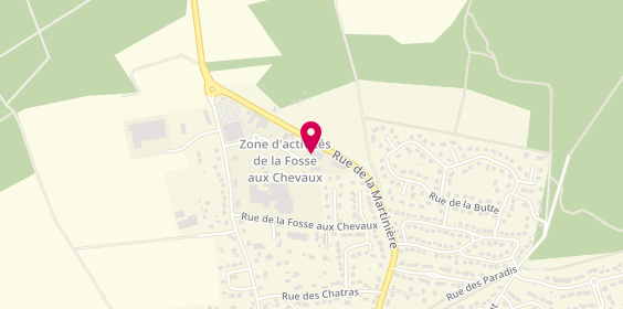 Plan de Eurotyre - Garage Auto Pro 78, Rue de la Butte Ravanne, 25 Zone Artisanale de La
Chem. De la Fossé Aux Chevaux, 78730 Saint-Arnoult-en-Yvelines
