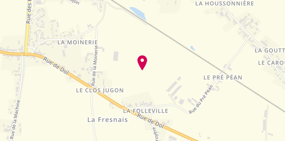 Plan de Precisium Garage, 3 parc Artisanal la Folleville, 35111 La Fresnais