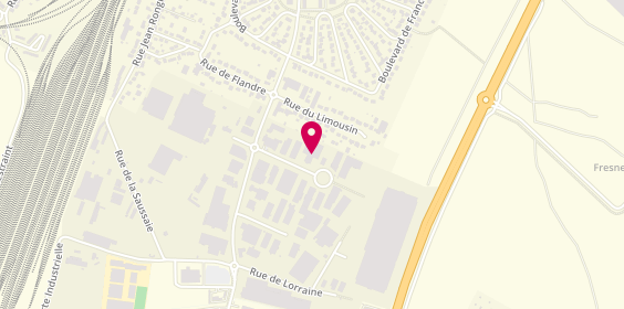 Plan de Agents Fiat, 9 Rue du Roussillon Batiment B, 91220 Brétigny-sur-Orge