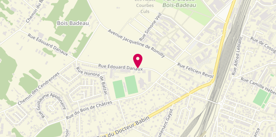 Plan de Garage des Cendrennes, 33 Rue Edouard Danaux, 91220 Brétigny-sur-Orge