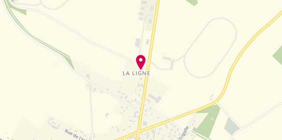 Plan de Garage de la Ligne, 27 Route de Verneuil, 28340 Lamblore