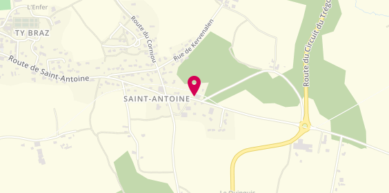 Plan de Teddy Garage, 21 Route de Saint-Antoine, 29252 Plouezoc'h