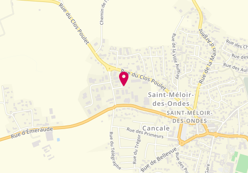 Plan de Groupauto, Zone Artisanale la Haute Madeleine, 35350 Saint-Méloir-des-Ondes