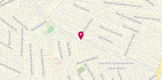 Plan de Garage du Dujon, 102 Avenue Gabriel Péri, 91700 Sainte-Geneviève-des-Bois