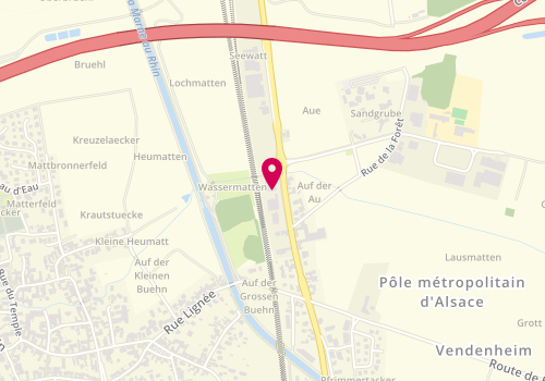 Plan de Ml automobiles, 11D Route de Brumath, 67550 Vendenheim