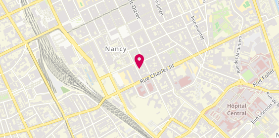 Plan de Agent RENAULT, 57 Rue des Ponts, 54000 Nancy