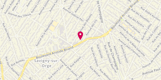 Plan de Stef's Auto, 163 Boulevard Aristide Briand, 91600 Savigny-sur-Orge