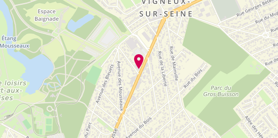 Plan de Auto Invest, 3 avenue Henri Barbusse, 91270 Vigneux-sur-Seine