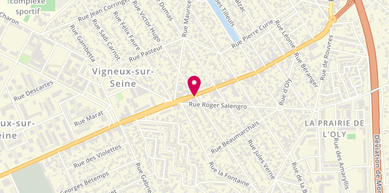 Plan de Garage Manu de la Patte d'Oie, 180 Avenue Henri Barbusse, 91270 Vigneux-sur-Seine