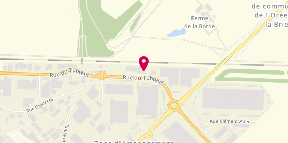 Plan de Dipea, 1001 Rue du Tuboeuf, 77170 Brie-Comte-Robert