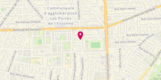 Plan de Garage Francis Autos, 15 Avenue Pasteur, 91200 Athis-Mons