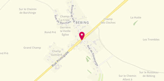 Plan de Bebing Auto, 36 Route Nationale, 57830 Bébing