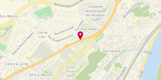 Plan de Access - TotalEnergies, 92 Avenue Henri Dunant, 91200 Athis-Mons