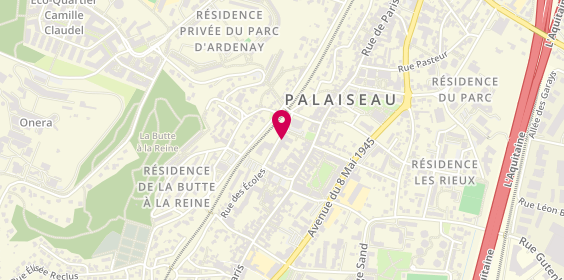 Plan de ELECAR, 12 avenue de la République, 91120 Palaiseau