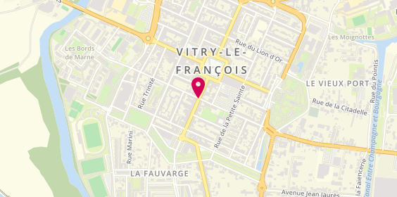 Plan de Chris'auto, Violette, 51300 Vitry-le-François