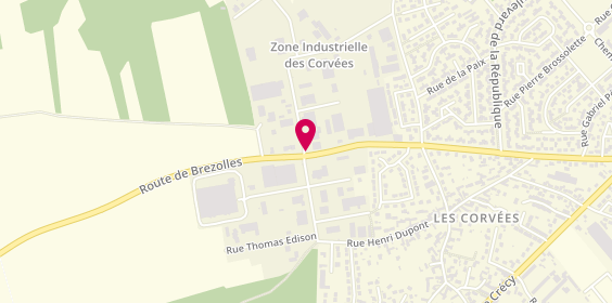 Plan de Piece Auto Distribution, 2 avenue Louise Michel, 28500 Vernouillet