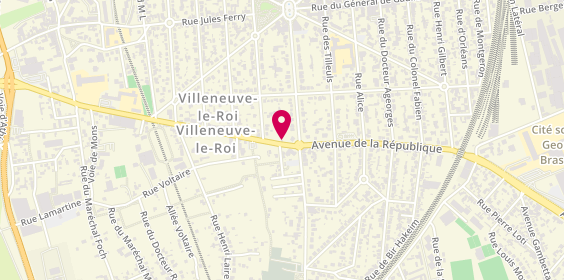 Plan de Pneu Discount, 132 avenue de la République, 94290 Villeneuve-le-Roi