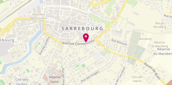 Plan de Sg Auto, 41 avenue Clemenceau, 57400 Sarrebourg