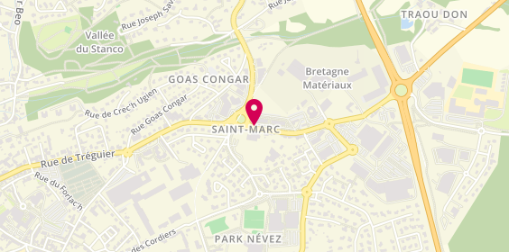 Plan de Point S, Centre Commercial Saint Marc, 22300 Lannion