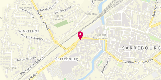Plan de Garage du Faubourg, 42 avenue de France, 57400 Sarrebourg