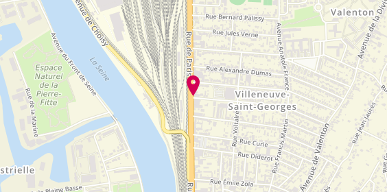 Plan de V S G Echappements, 192 Rue Paris, 94190 Villeneuve-Saint-Georges