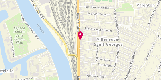Plan de Vsg Pneus, 192 Rue de Paris, 94190 Villeneuve-Saint-Georges