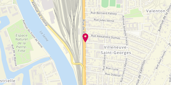 Plan de Garage Wilson, 198 Bis Rue Paris, 94190 Villeneuve-Saint-Georges
